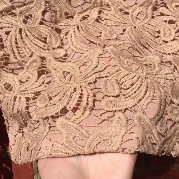 Vibrant Pink Endless Rose Revolve Floral Lace Crop Top - Picture 6 of 14